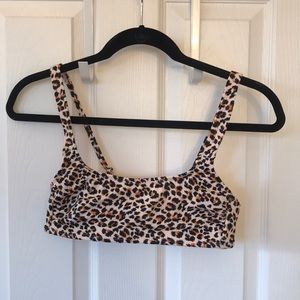 Leopard Swim Top